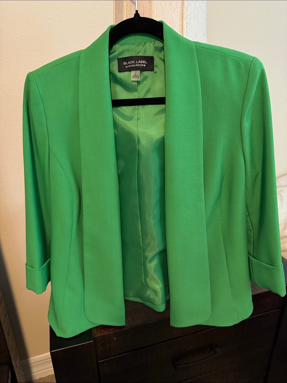 Beautiful Green Blazer Jacket - Black Label by Evan-Picone